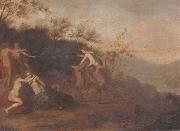 unknow artist An open landscape with nymphs and satyrs Germany oil painting artist